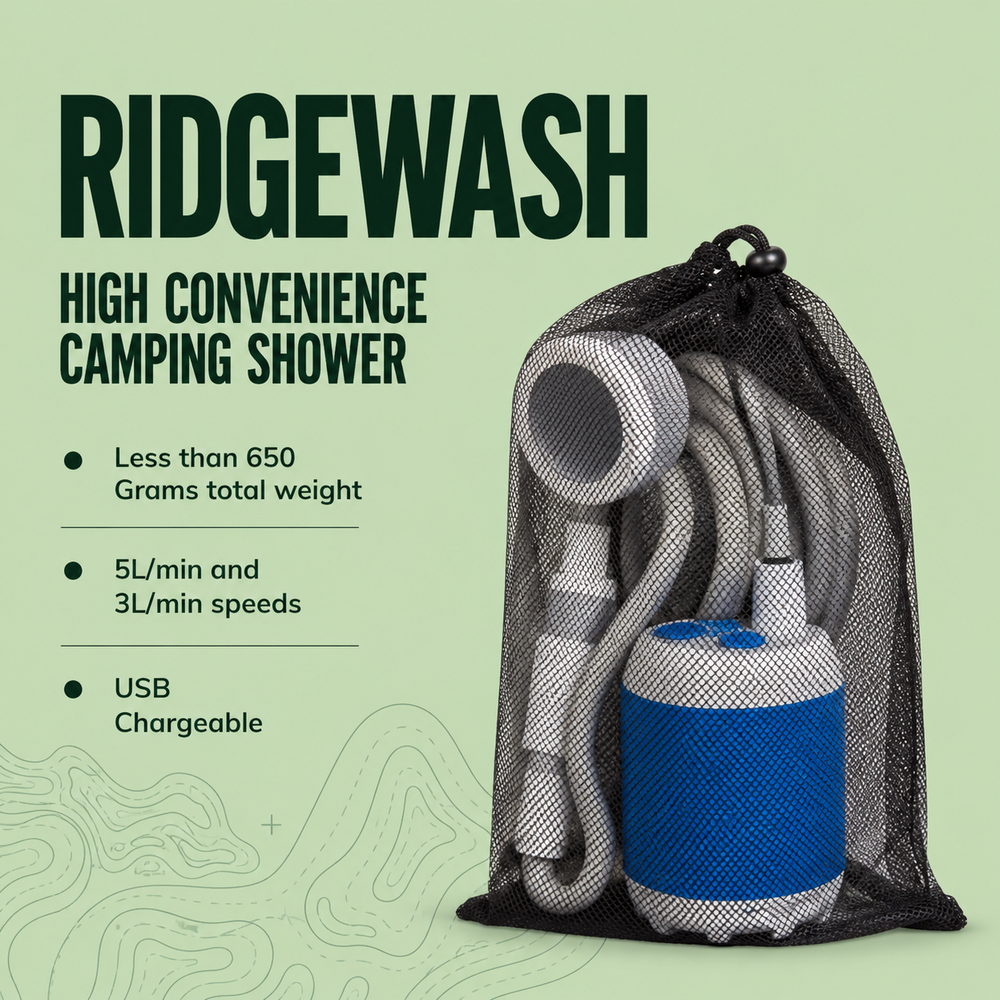 RidgeWash Portable Shower
